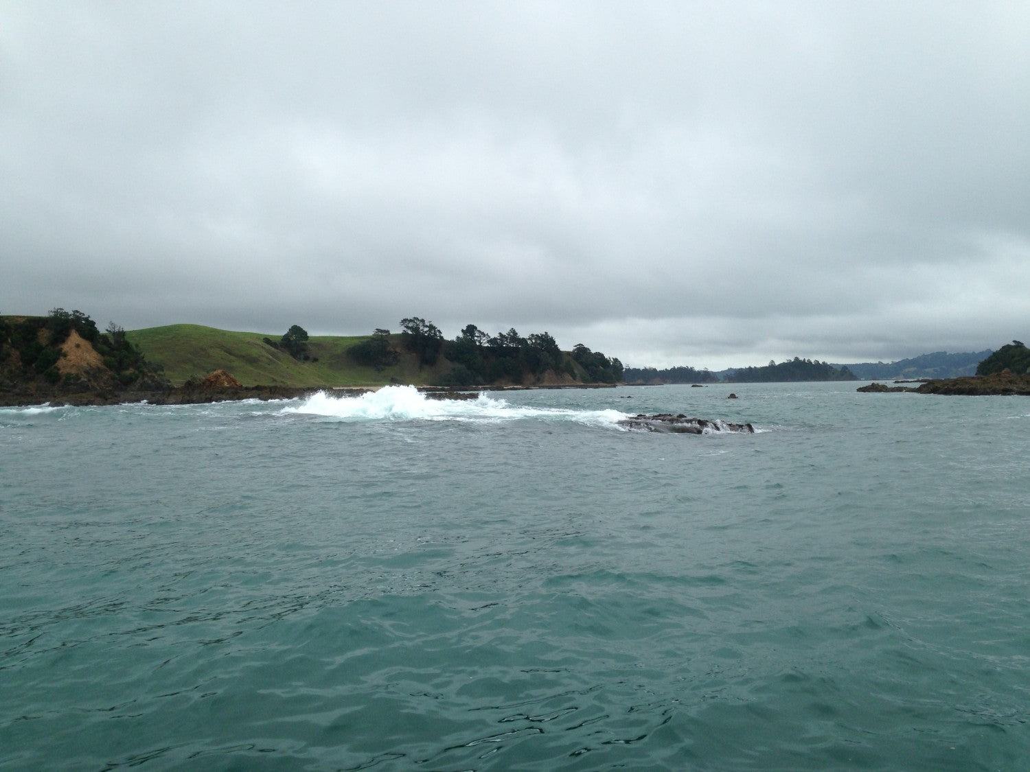 Wash Fishing At The Back Of Ponui Island.