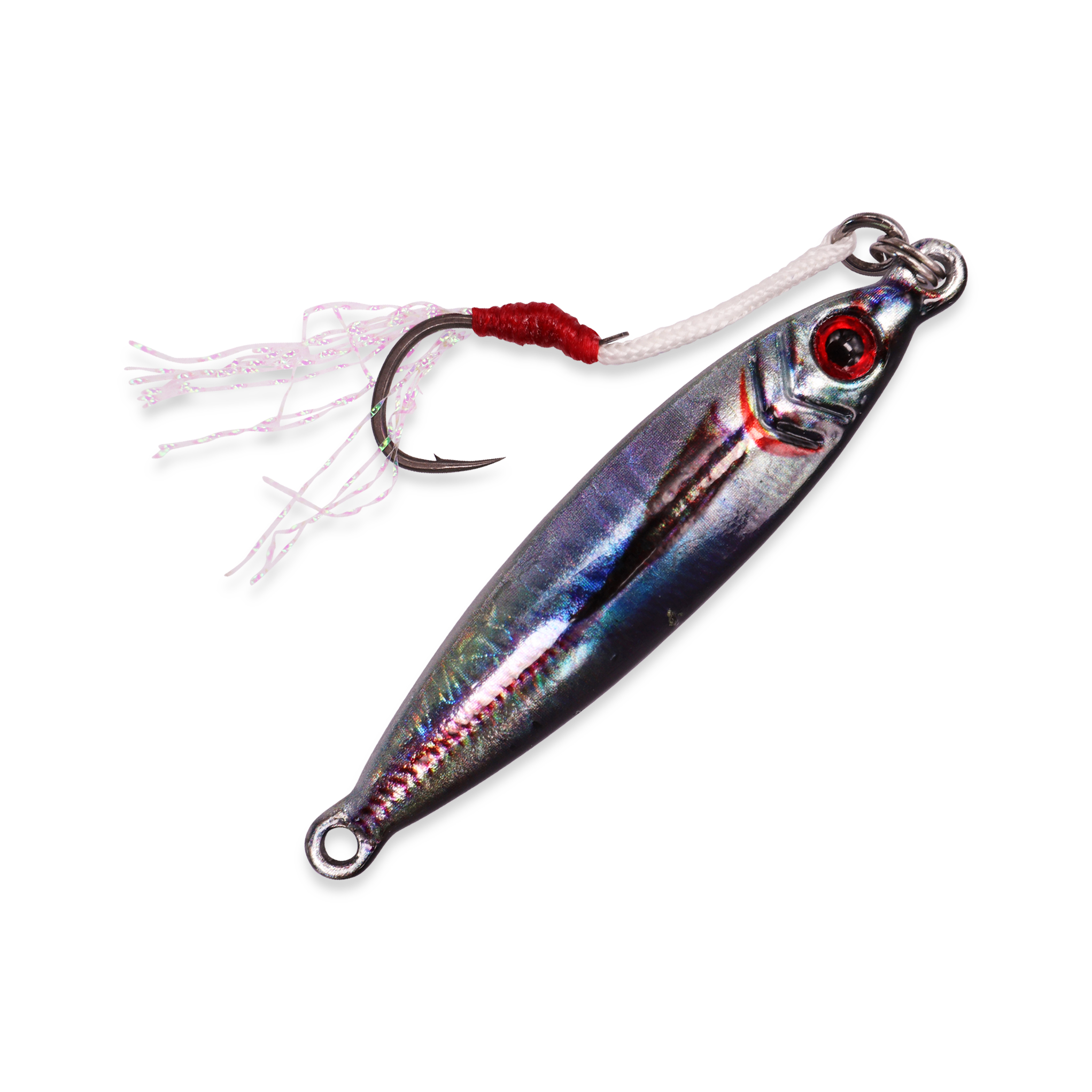 Ocean Angler Flea Micro Jigs - Red Chrome